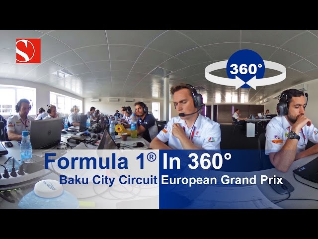 Formula One in 360° - Baku City Circuit - European Grand Prix - Sauber F1 Team