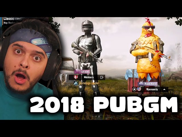 PUBG MOBILE IN 2018 BE LIKE...