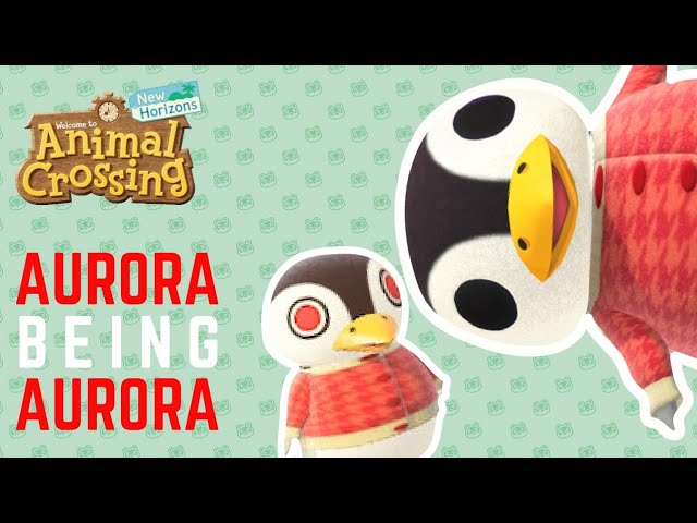 Aurora being Aurora - Animal Crossing New Horizons