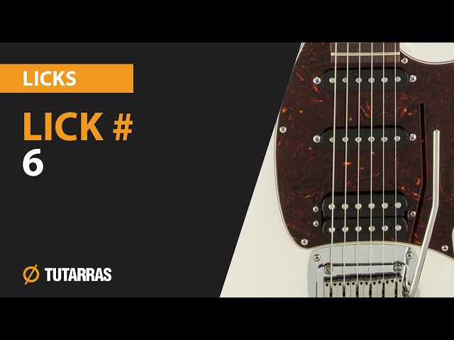 Guitar Licks - Lick Nº 6 - Learn Guitar Playing Licks - METAL X