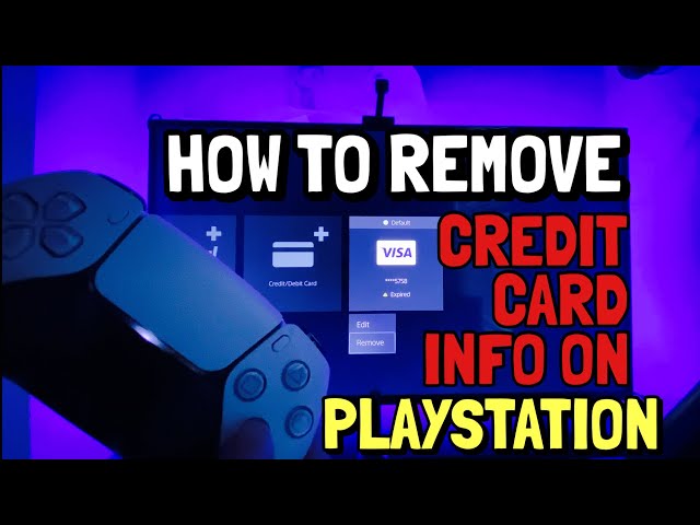 How to Remove Credit Card from PlayStation Store on PS5