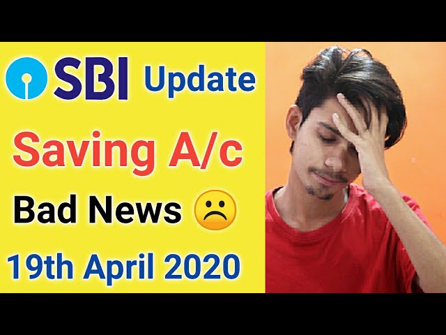 Sbi Big Update Bad News for Saving Bank Account Holders ¦ SBI Intrest Rate 2020 ¦ SBI Zero balance