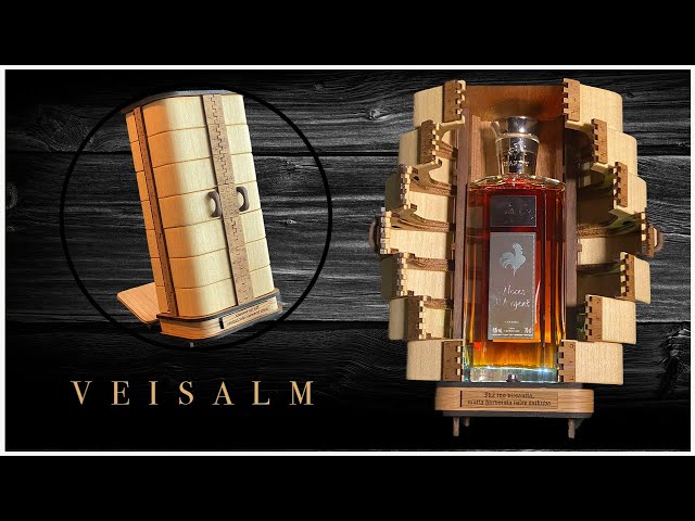 Wooden Cognac Gift Case | Woodworking Ideas | Unique | Joiner | DIY | 2021 | Veneer / Wood bending