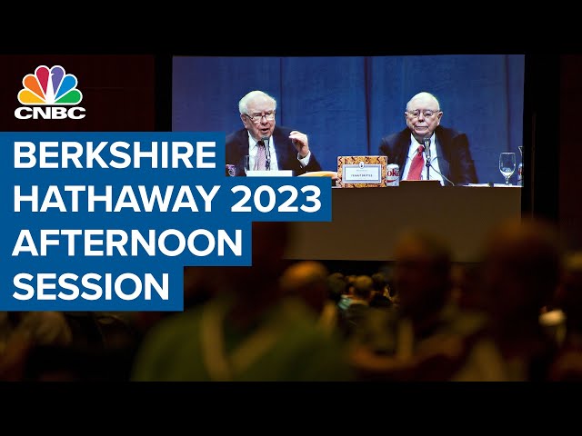Berkshire's 2023 annual shareholder meeting: Watch the full afternoon session with Warren Buffett