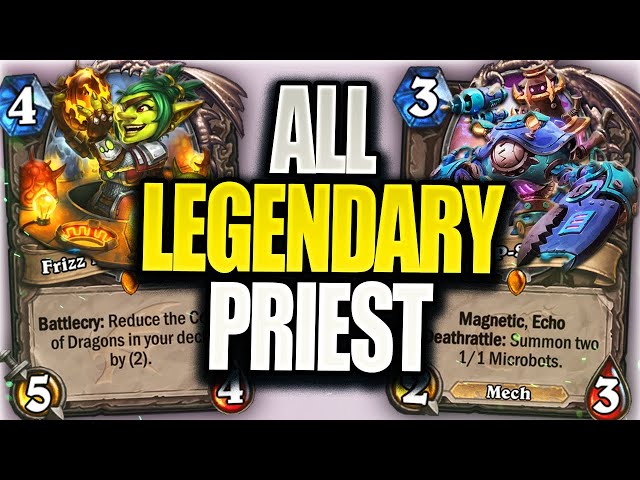 A Deck with Only Legendary Minions | Big Priest | Forged in the Barrens | Wild Hearthstone