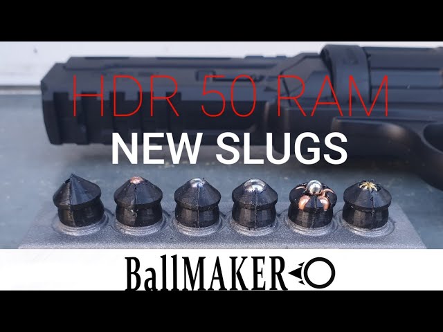 Best SLUGS for HDR 50 RAM. Make them yourself with BallMAKER Mold. Instruction & Shooting Test.
