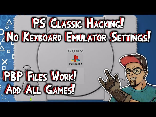PlayStation Classic Hacking! Add All Games! No Keyboard Settings Access!
