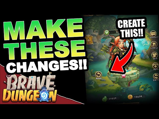 WE WANT THESE CHANGES - Brave Dungeon: Roguelite IDLE RPG