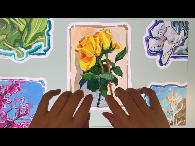 【🌟 ASMR Random Triggers】 Putting Together Pieces of Paintings (No Talking)