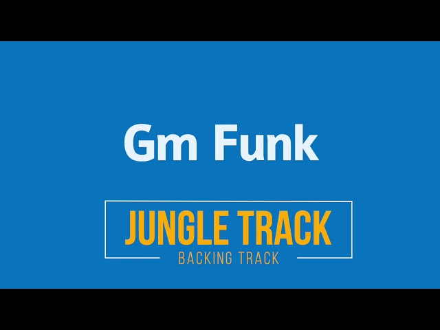 Exciting Funk Backing Track In Gm