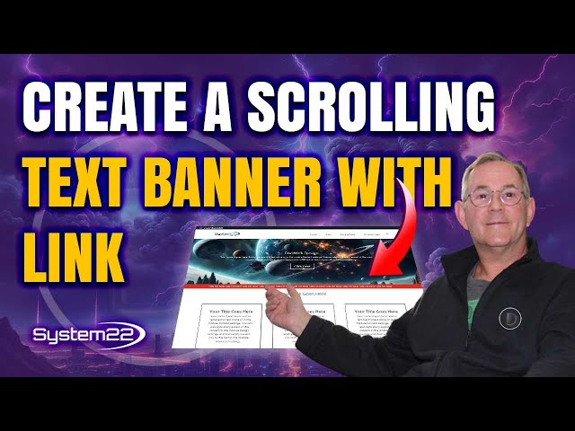 Divi Mastery: Build an Unbelievable Scrolling Text Banner with Link!