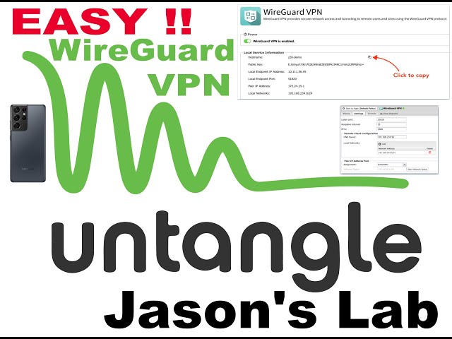Untangle WireGuard Site 2 site Tunnel & Mobile VPN Setup !