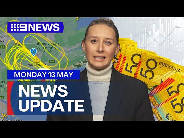 Emergency plane landing in Newcastle; Federal Government's crucial budget | 9 News Australia