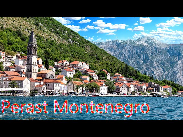 PERAST - MONTENEGRO  - A Hidden Gem of the Adriatic - PHENOMENAL BEAUTY - 4K