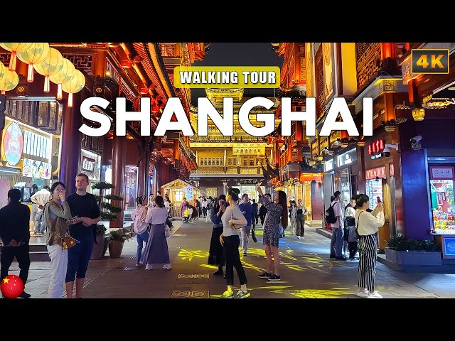 Shanghai CHINA - Best Night Walking Tour, Yu Garden, The Bund [Travel Vlog]