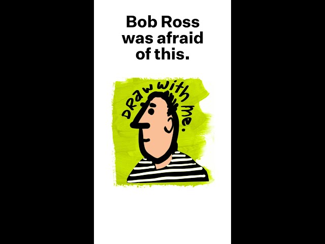 Bob Ross was afraid of this.  #shorts