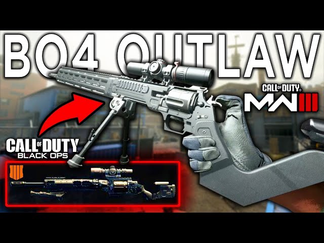 Black Ops 4 Outlaw Sniper Revolver in Modern Warfare 3 Multiplayer Gameplay