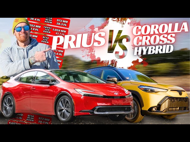 Toyota Prius vs Corolla Cross Hybrid: You've Got Some Thinking to Do! (DETAILED COMPARISON)