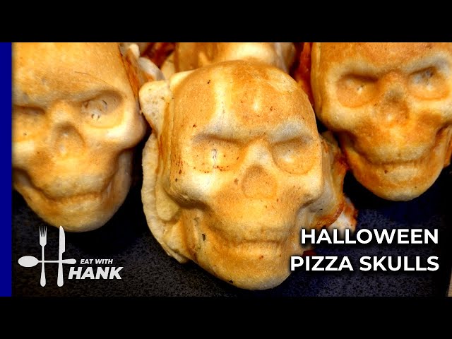 Halloween Oven Pizza Skulls Recipe