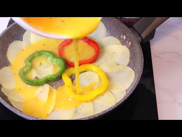 Potato Omelette Recipe | Healthy, easy, quick Breakfast Omelette You Can Make Every Single Day
