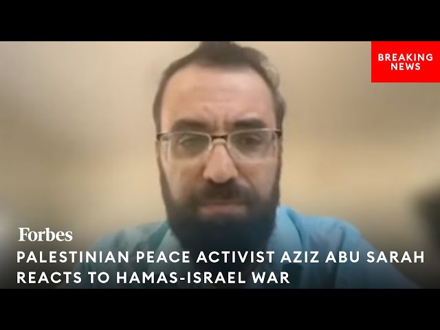 Palestinian Peace Activist Aziz Abu Sarah Reacts To Hamas Attack On Israel And Israel's Response