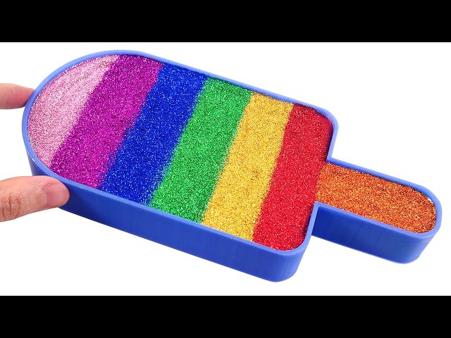 Satisfying Video | How To Make Ice Cream from Slime Bathtub Cutting ASMR RainbowToyTocToc