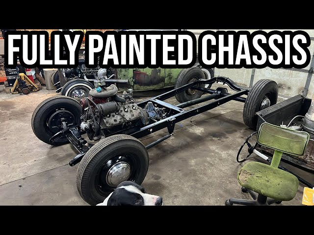 Roadster Pickup Shop Truck Gets Disassembled For Chassis Paint!!