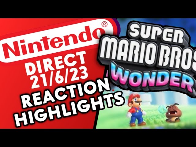 Mario Mayhem - Nintendo Direct 21/6/23: Reaction Highlights