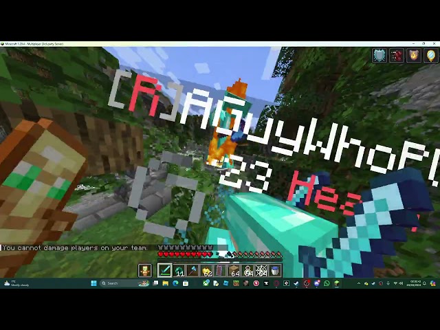 Watch me suck at Minecraft PVP for about 25 mins