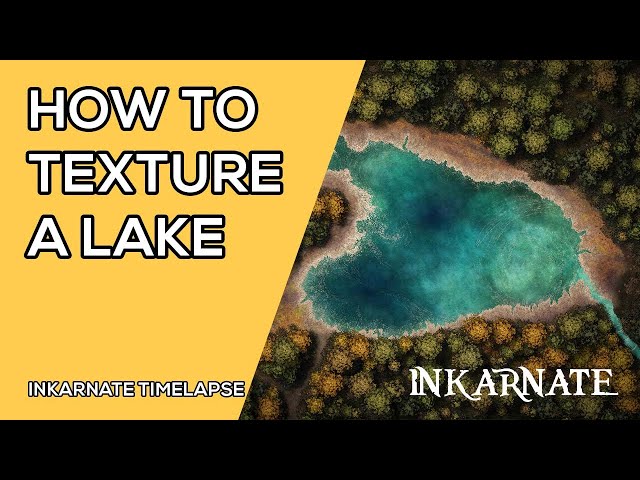 How to Texture a Lake | Inkarnate Timelapse
