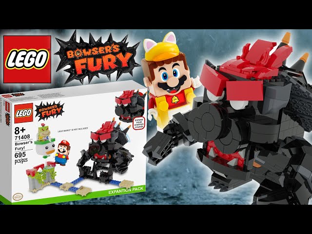 New Lego Super Mario BOWSER'S FURY Expansion Set | Mario Custom Set