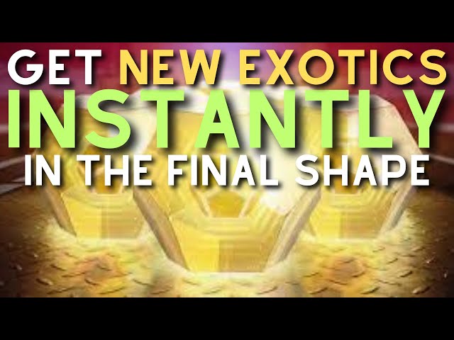How to Get ALL NEW EXOTIC ARMOR in The Final Shape INSTANTLY!