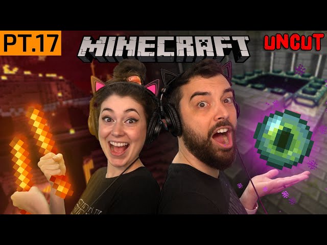 Finding a Fortress AND Stronghold! (Minecraft S2 pt.17 uncut)