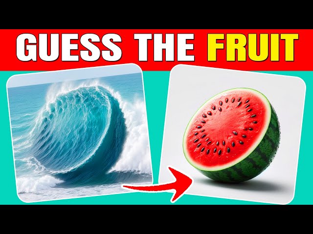 Guess by ILLUSION - Fruits and Vegetables Edition 🍎🥑🍌 Easy, Medium, Hard Levels| QUIZZER ODIN