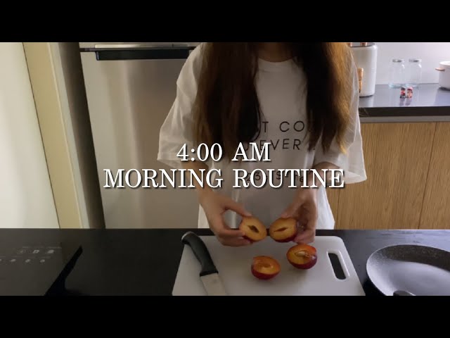 4AM morning routines that changed my life 🌻: meditation, self-care, healthy breakfast