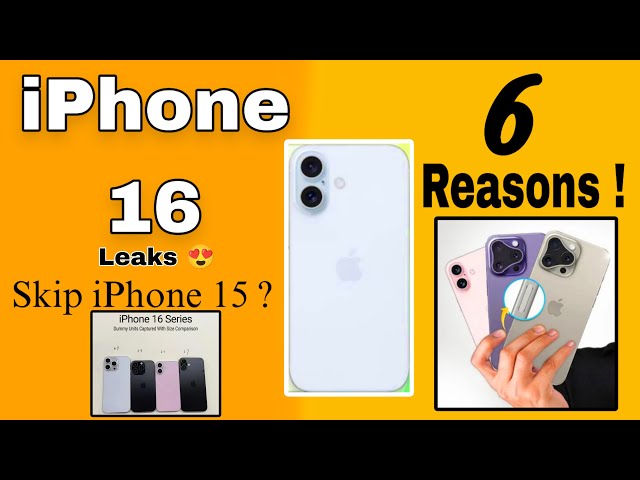 iPhone 16 🔥 - Don't Buy iPhone 15 Now? 6 Big Reasons! (HINDI)