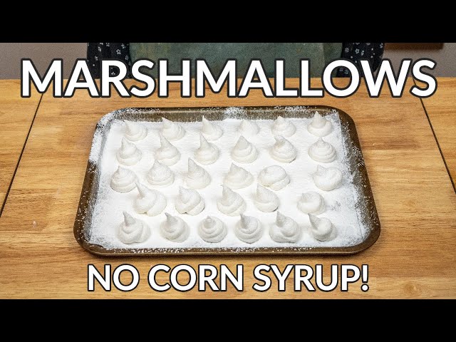 Homemade Marshmallows Without Corn Syrup Recipe - Perfect for Hot Chocolate!