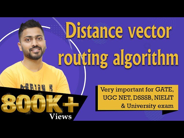 Lec-58: Distance vector routing algorithm in hindi | Computer Networks
