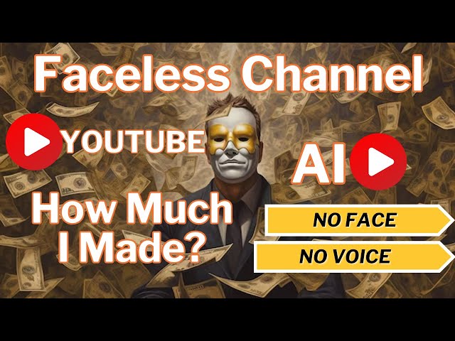 How Much I Made 🤑 from My Faceless  YouTube Channel with 1k Subscribers (YouTube Studio Proof!)