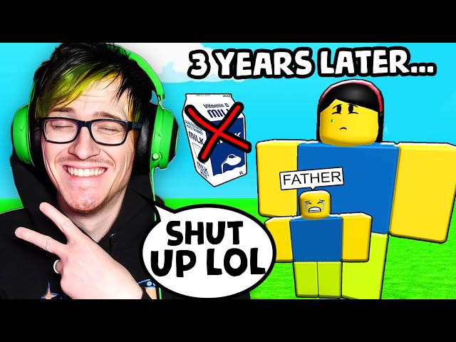 I left my roblox family to get milk again... (NEW ENDINGS)