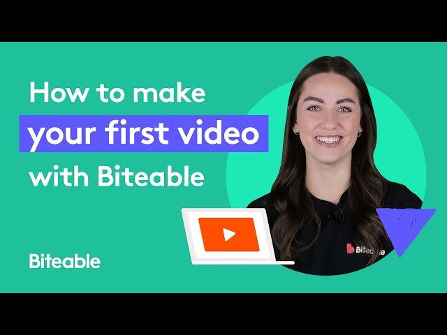 How to make your first video with Biteable