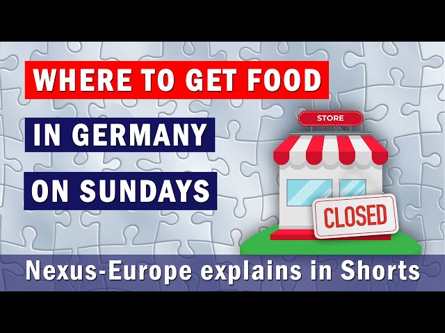 Living in Germany: All shops closed on Sunday?
