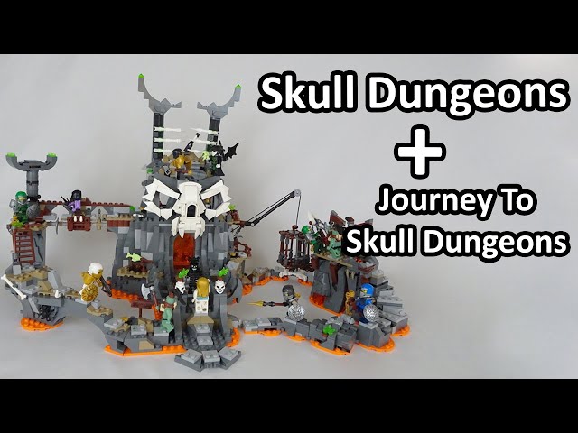 LEGO Ninjago Skull Sorcerer's Dungeons 71722 + Journey To The Skull Dungeons 71717