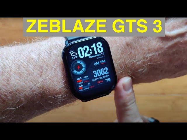 ZEBLAZE GTS 3 Apple Watch Shaped BT Call Always-On 2.03” Screen IP68 Smartwatch: Unboxing & 1st Look