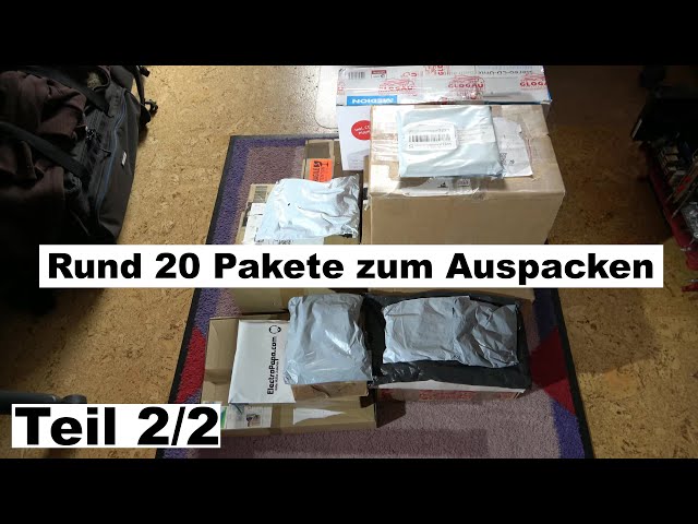 Unboxing von 20 Paketen mit PC-Hardware und Fototechnik - Teil 2/2