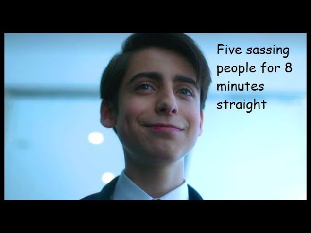 Five being sassy for 8 minutes straight (Umbrella Academy)