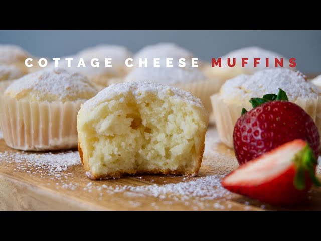 Softest Cottage Cheese Muffins | Quick and Easy Muffin Recipe