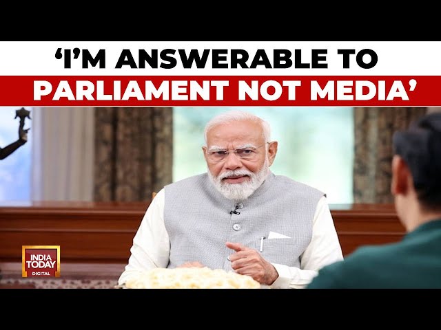 PM Modi Responds To Allegations Of Not Holding Press Conferences & Interviews | PM Modi Exclusive