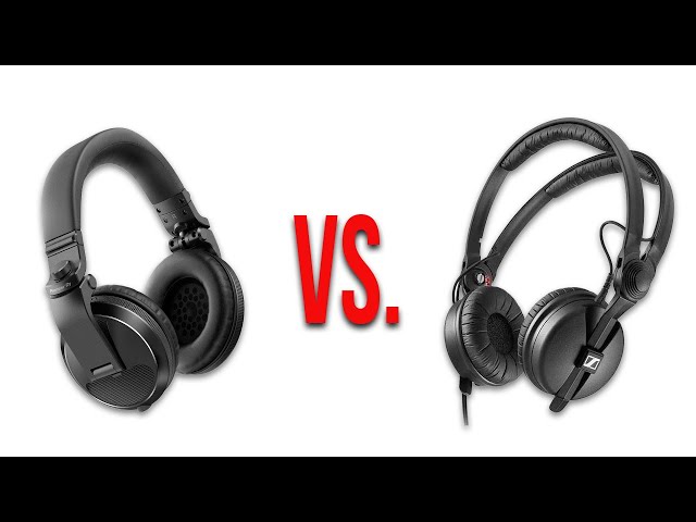 Pioneer HDJ X5 vs. Sennheiser HD25 PLUS Headphone Battle