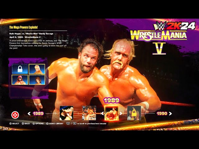 WWE 2K24 Showcase: Hulk Hogan vs. "Macho Man" Randy Savage | WrestleMania 5